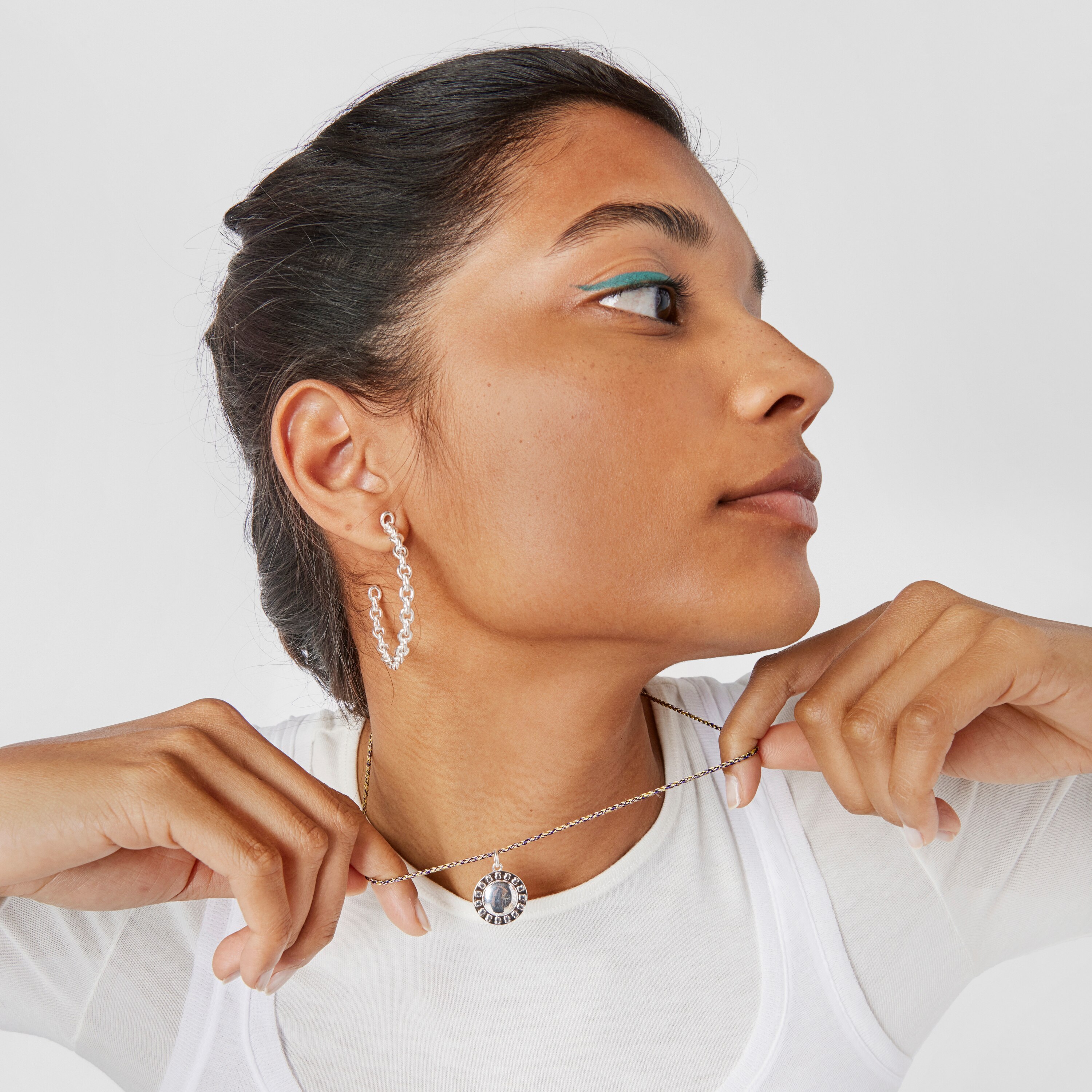 Silver sun and bears Medallion Efecttous