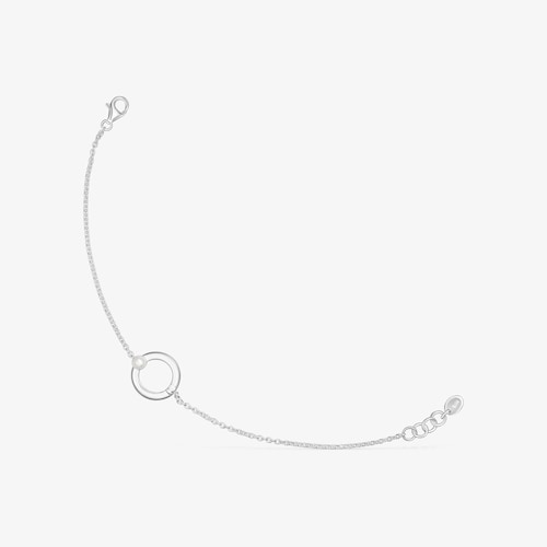 Bracelet TOUS Fellow en argent avec une perle et un ourson