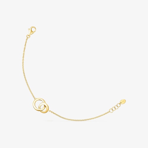 Pulsera con ba&ntilde;o de oro 18 kt sobre plata TOUS Fellow