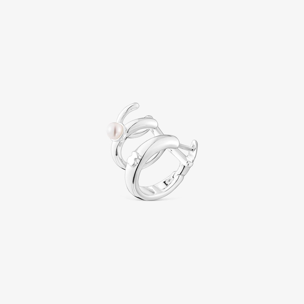 Silver TOUS Fellow Earcuff