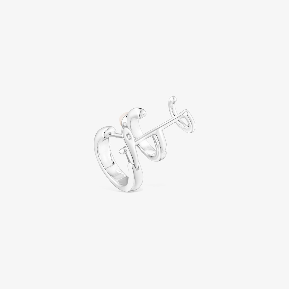 Silver TOUS Fellow Earcuff
