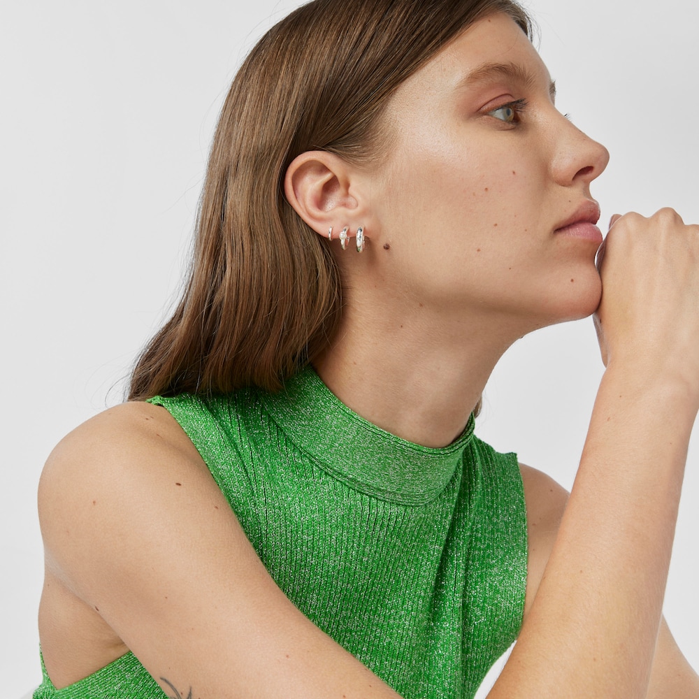 Silver TOUS Fellow Earcuff