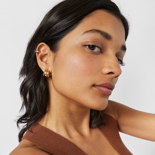 Earcuff TOUS Fellow em prata vermeil
