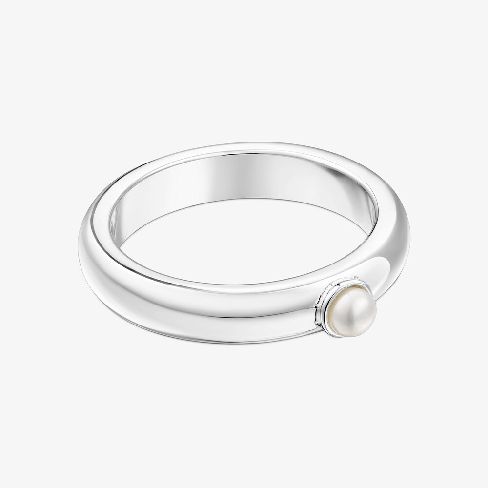 Anillo de plata con una perla TOUS Fellow