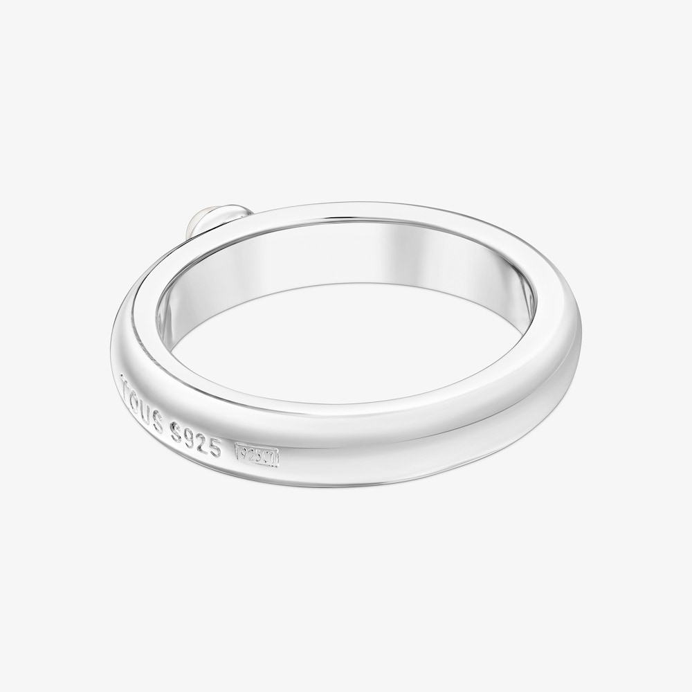 Anillo de plata con una perla TOUS Fellow