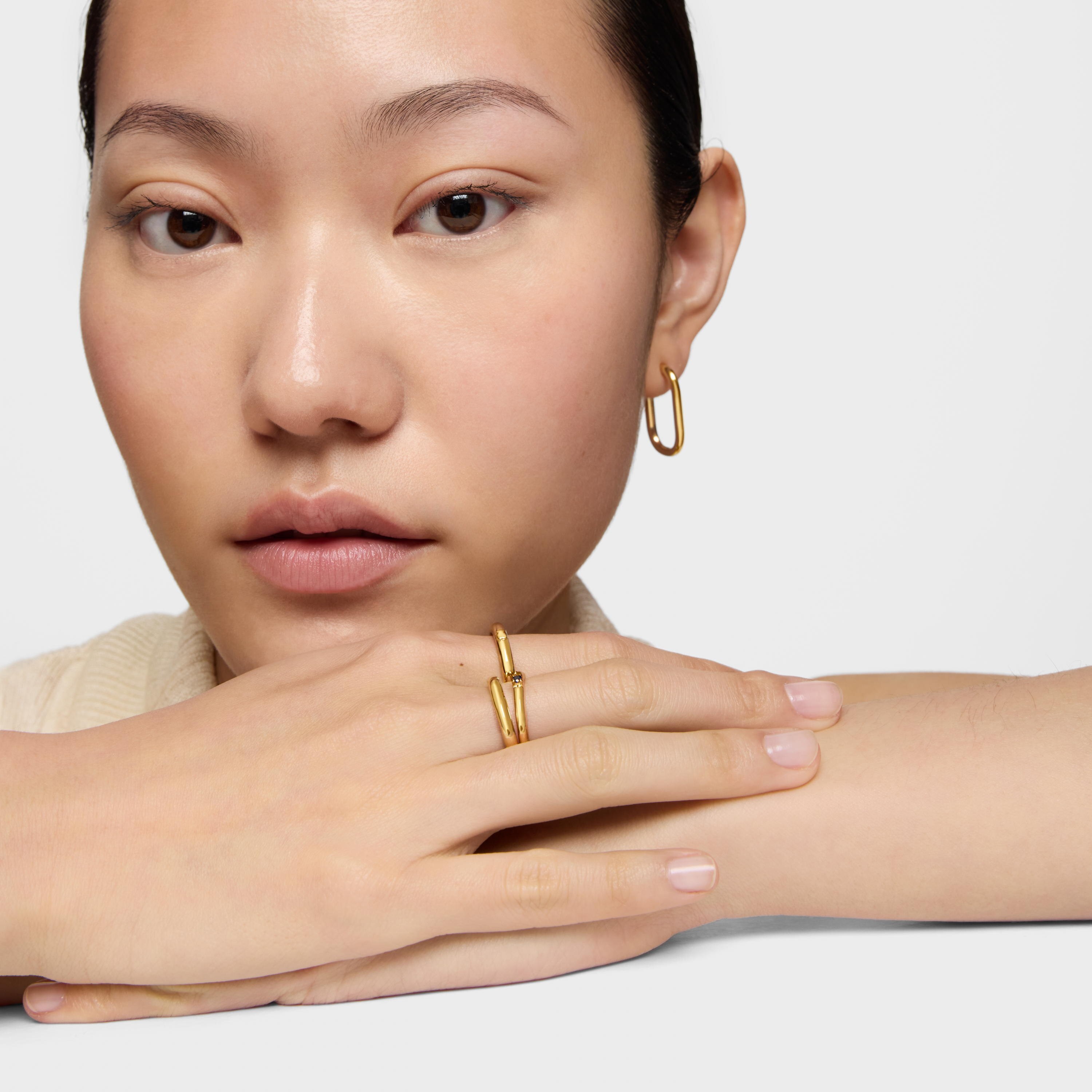 Pack of silver vermeil TOUS Fellow Rings