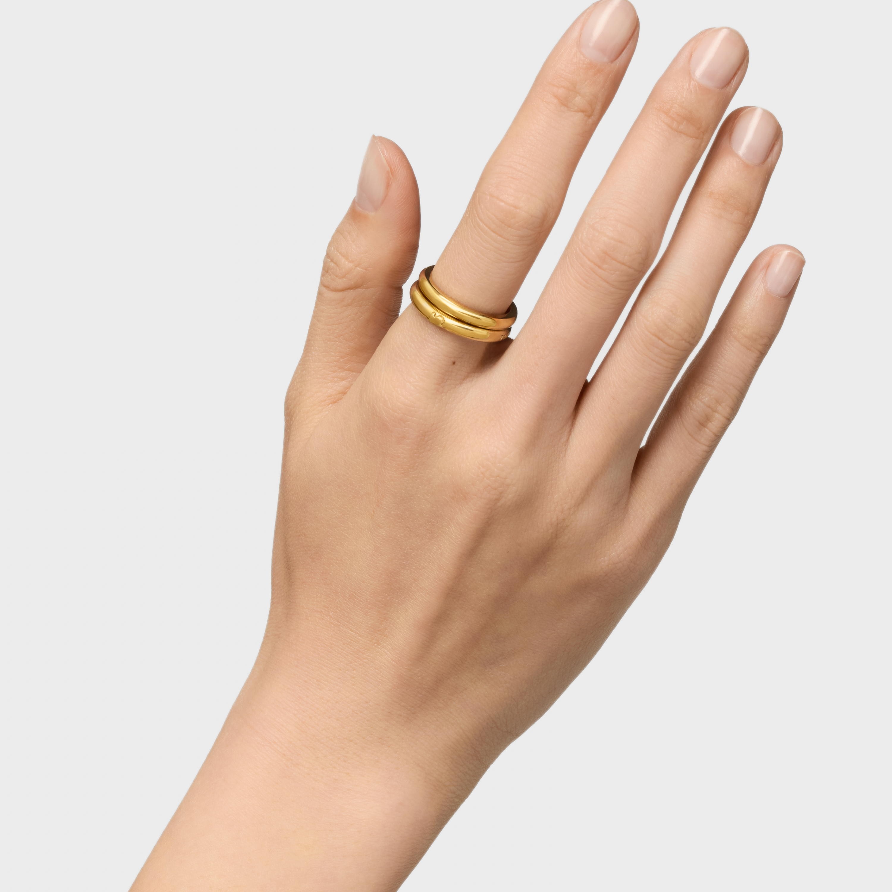 Pack of silver vermeil TOUS Fellow Rings