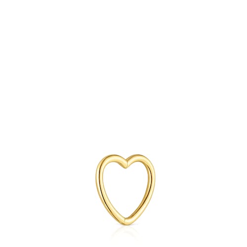 Gold TOUS Basics 1/2 Earring with heart motif