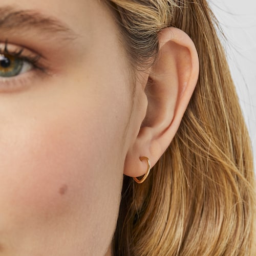 Gold TOUS Basics 1/2 Earring with heart motif