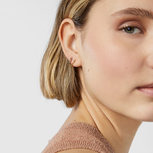 Gold TOUS Basics 1-2 Earring with bear motif