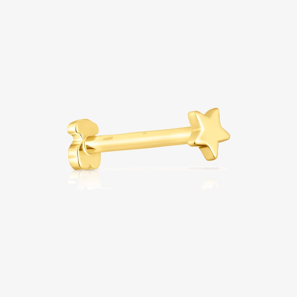 Piercing de oreja de oro 18K con estrella TOUS Piercing