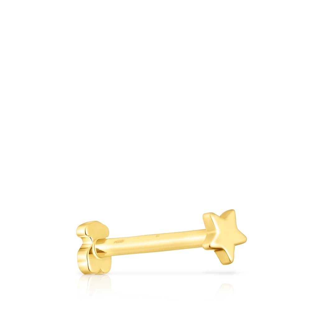 Piercing de oreja de oro con estrella TOUS Piercing Piercing de oreja de oro con estrella TOUS Piercing