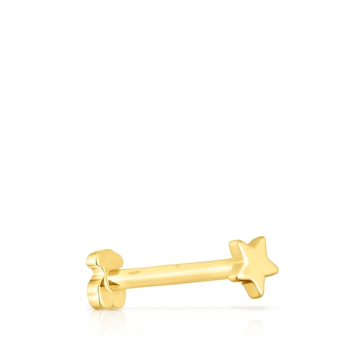 Gold TOUS Piercing Ear piercing with star