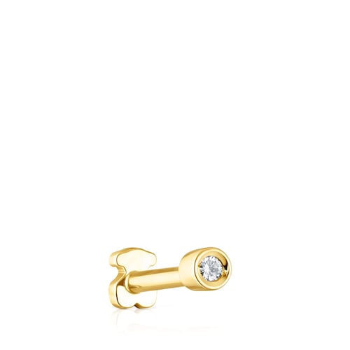 Piercing de oreja con diamante TOUS Piercing