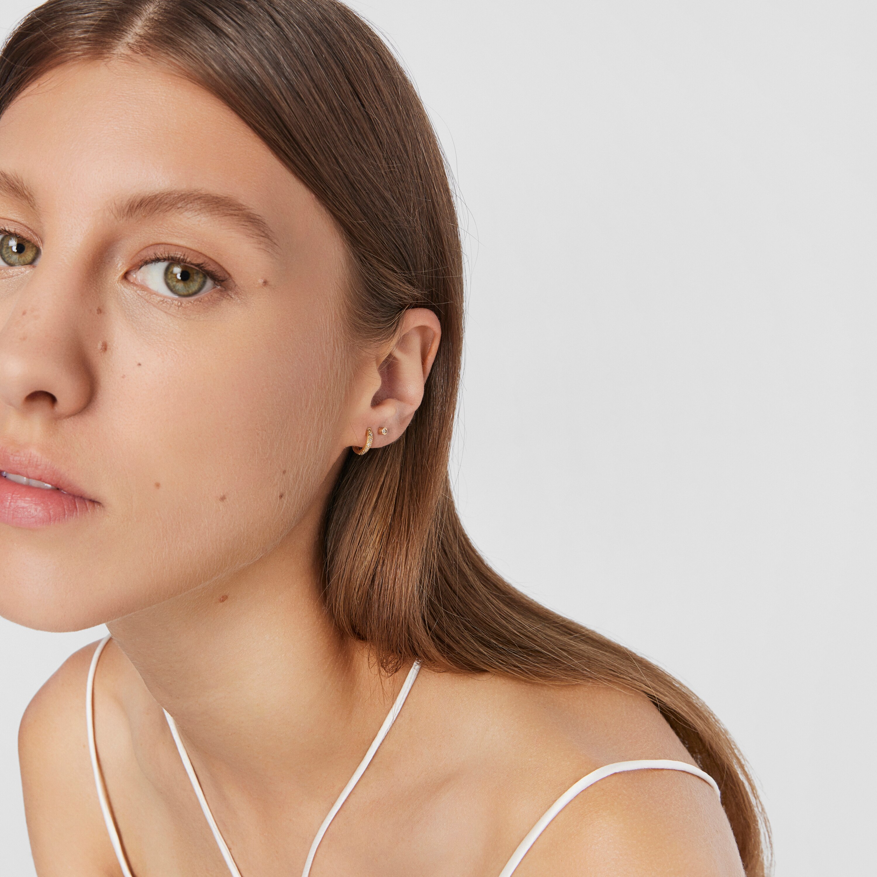 TOUS Piercing Ear piercing with diamond