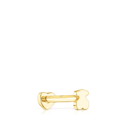 Gold TOUS Piercing Ear piercing with heart
