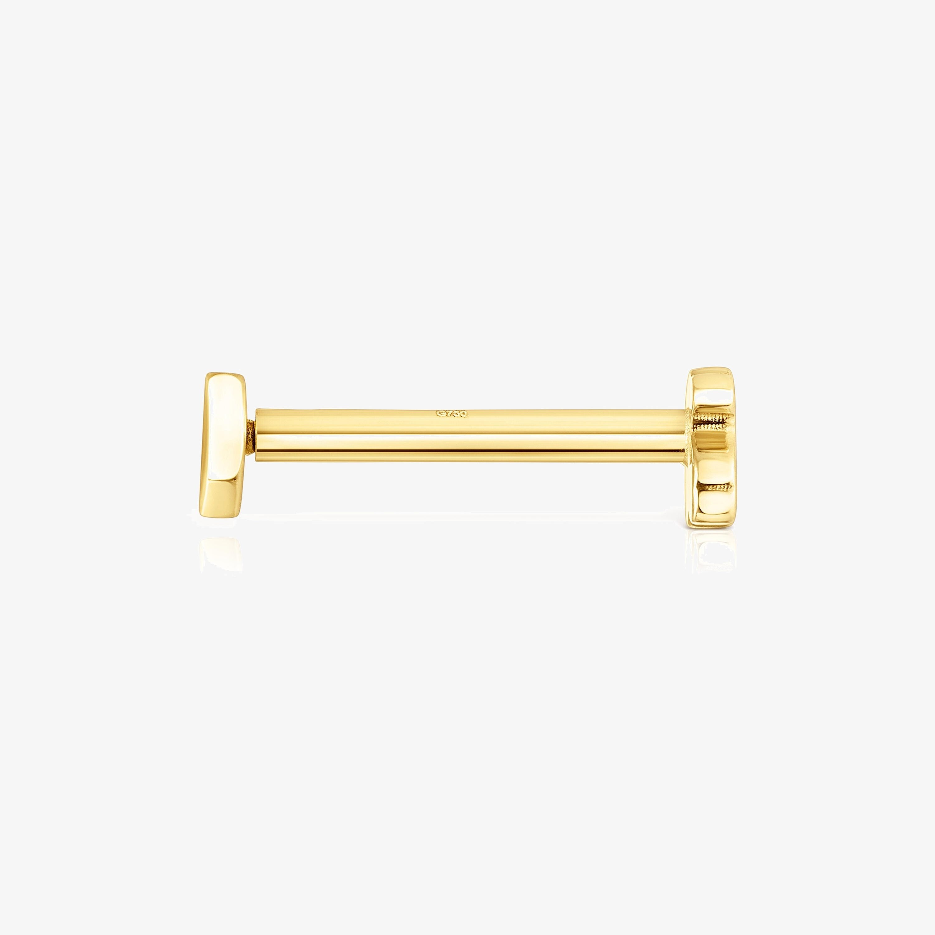 18K solid gold TOUS Piercing Ear piercing with heart