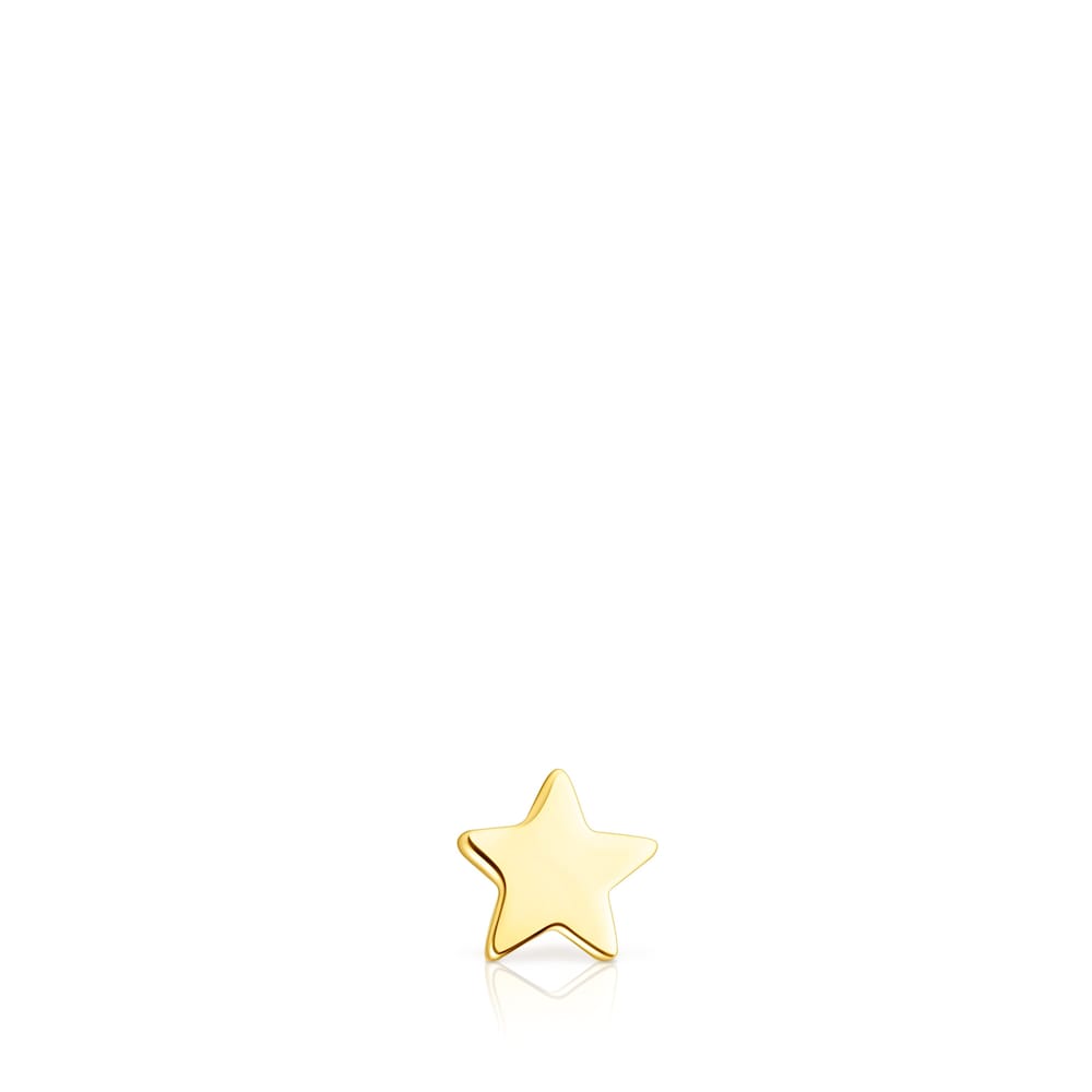 Piercing de oreja de oro motivo estrella TOUS Piercing image number 0