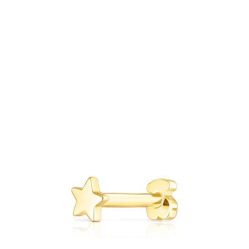 Gold TOUS Piercing star motif Ear piercing
