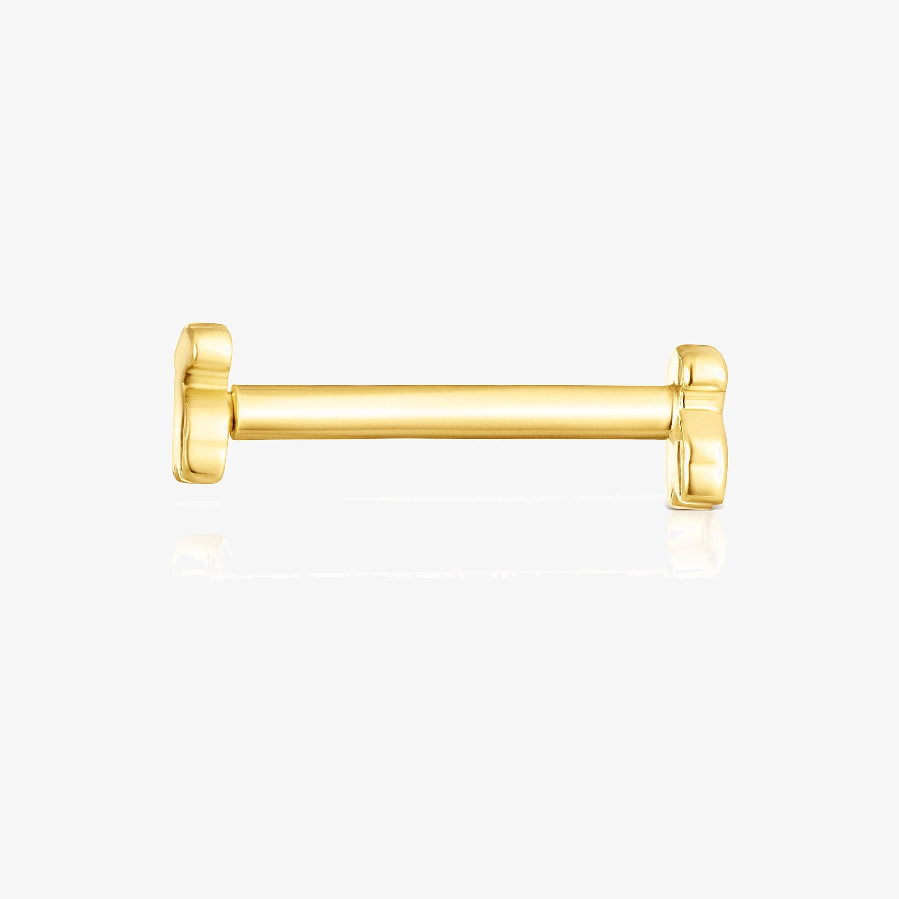 18K solid gold TOUS Piercing Ear piercing with bear