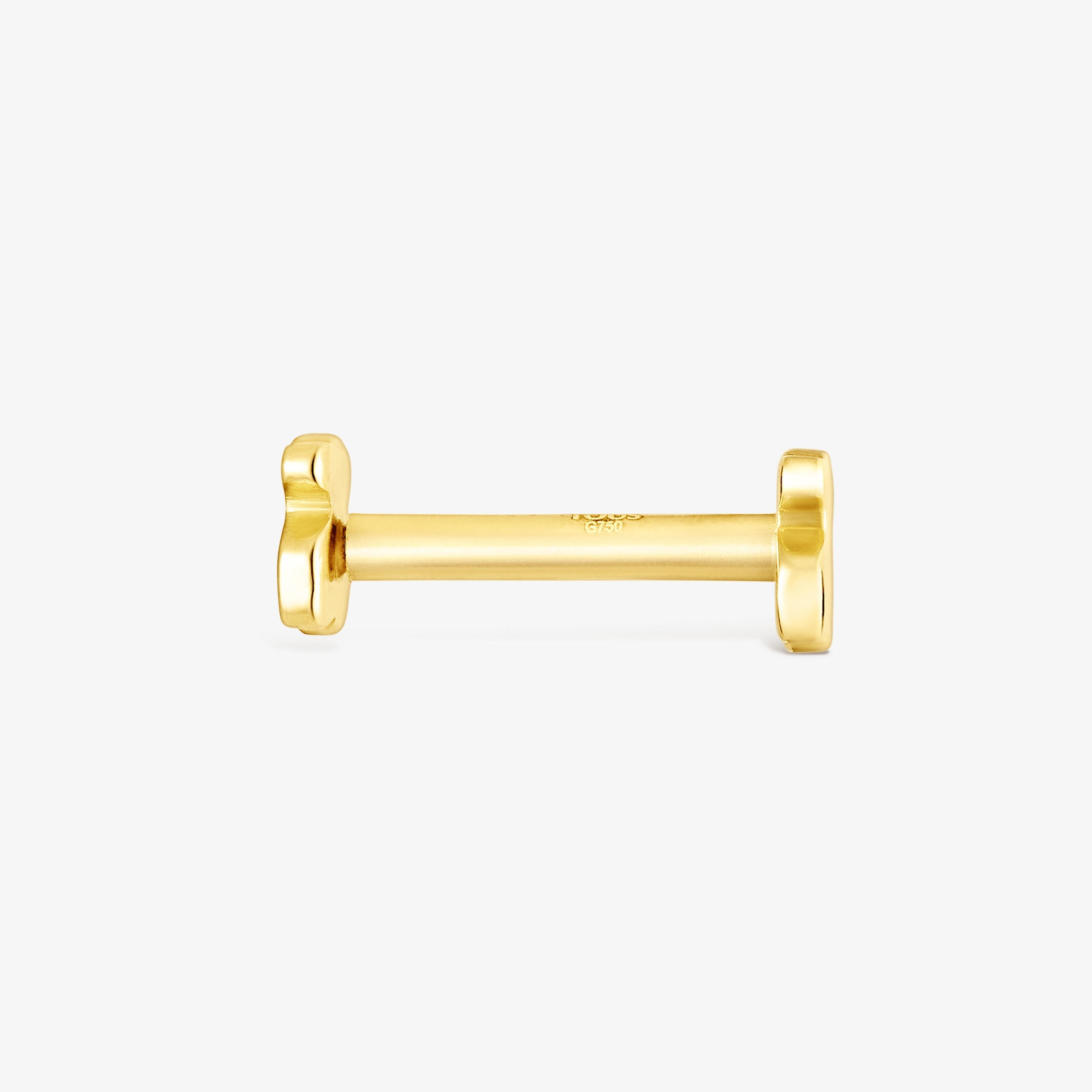 18K solid gold TOUS Piercing bear motif Ear piercing