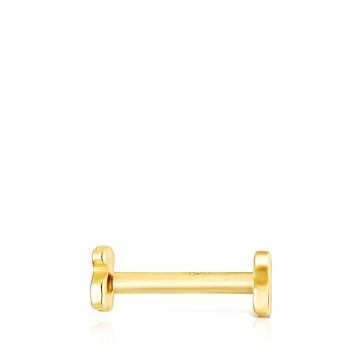 Gold TOUS Piercing bear motif Ear piercing
