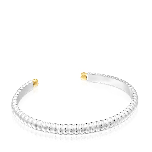 Bransoletka Virtual Garden wykonana ze srebra i srebra vermeil z misiem