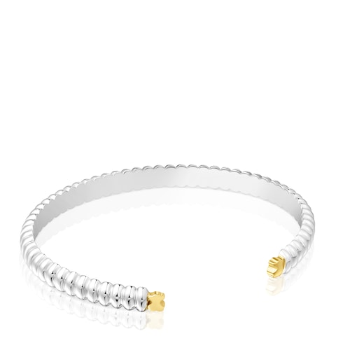 Bransoletka Virtual Garden wykonana ze srebra i srebra vermeil z misiem