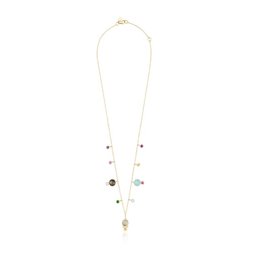 Collar de oro con gemas Virtual Garden
