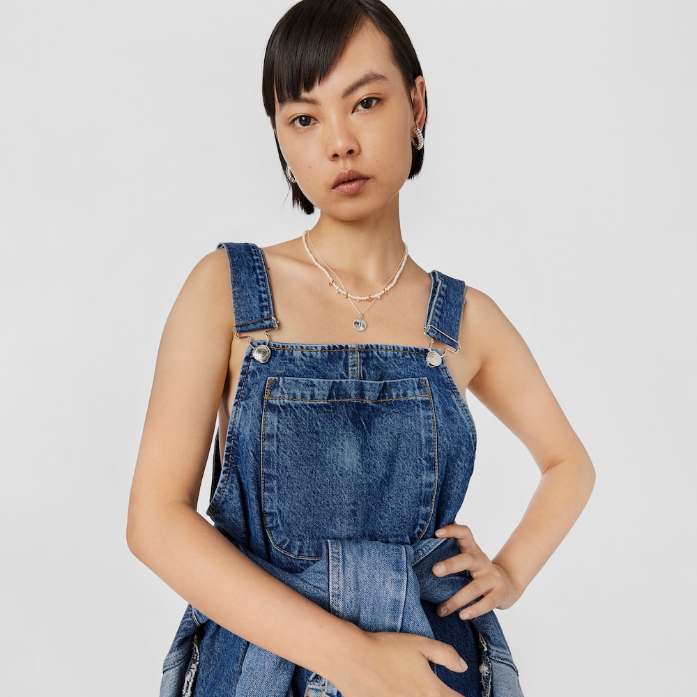 Collar de plata con oso de plata vemeil Virtual Garden