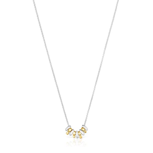 Collar bicolor con motivos Virtual Garden image number 0