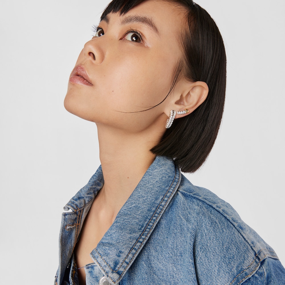 Silver Virtual Garden Earrings