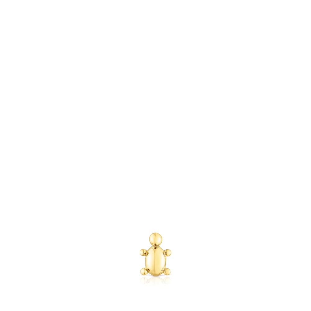 Gold-colored IP steel Virtual Garden Piercing image number 0