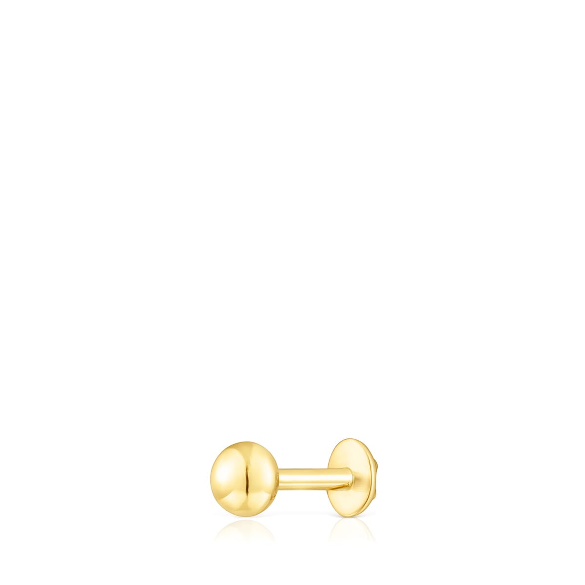 Gold-colored IP steel Virtual Garden Ball piercing