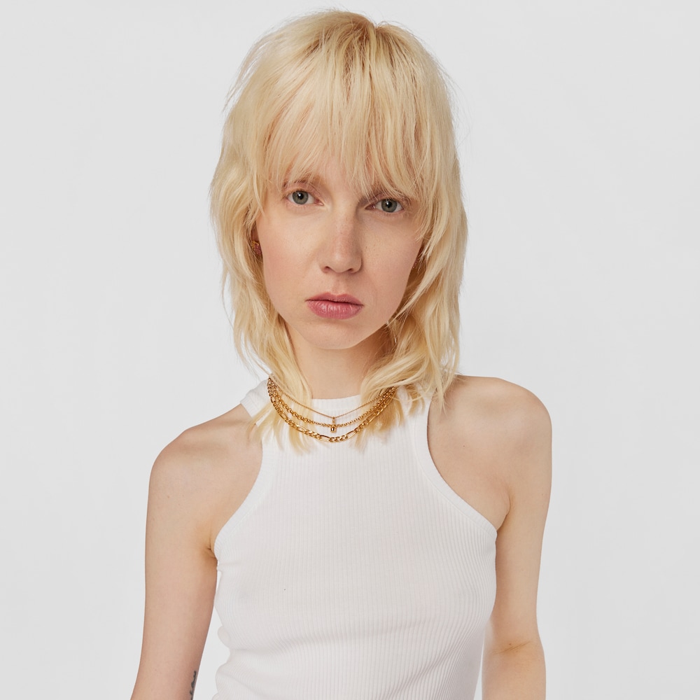 Colgante con ba&ntilde;o de oro 18 kt sobre plata Virtual Garden