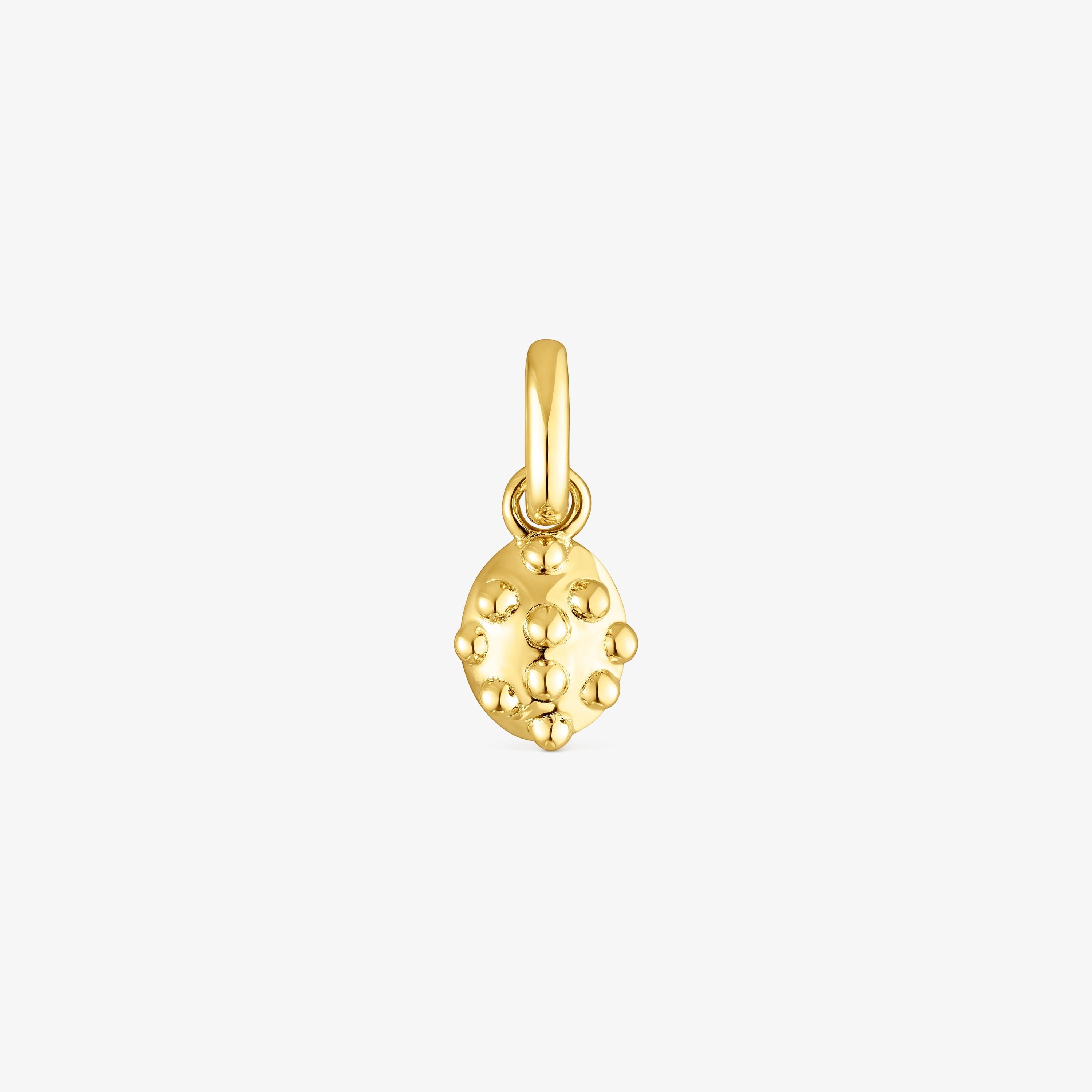 Silver vermeil Virtual Garden Ball pendant