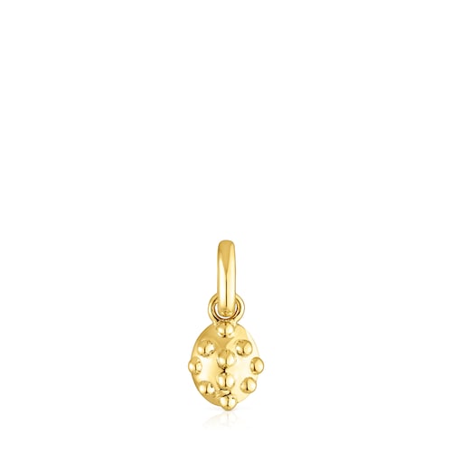 Silver vermeil Virtual Garden Ball pendant