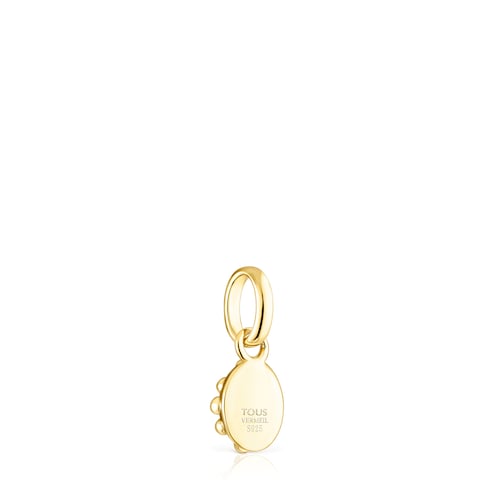 Silver vermeil Virtual Garden Ball pendant