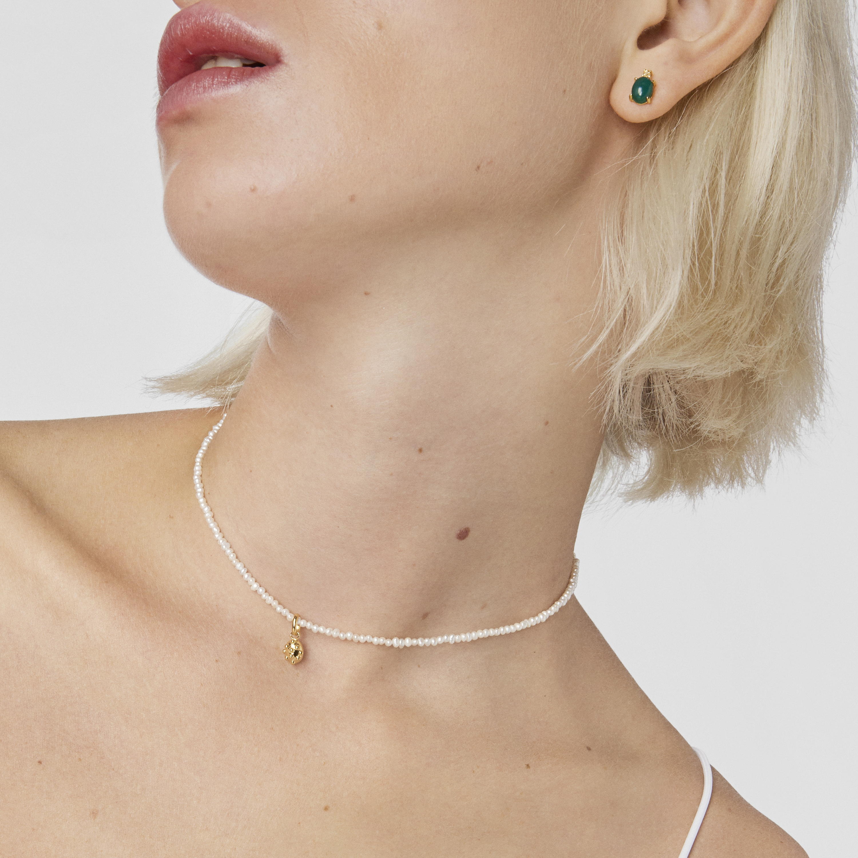 Silver vermeil Virtual Garden Ball pendant