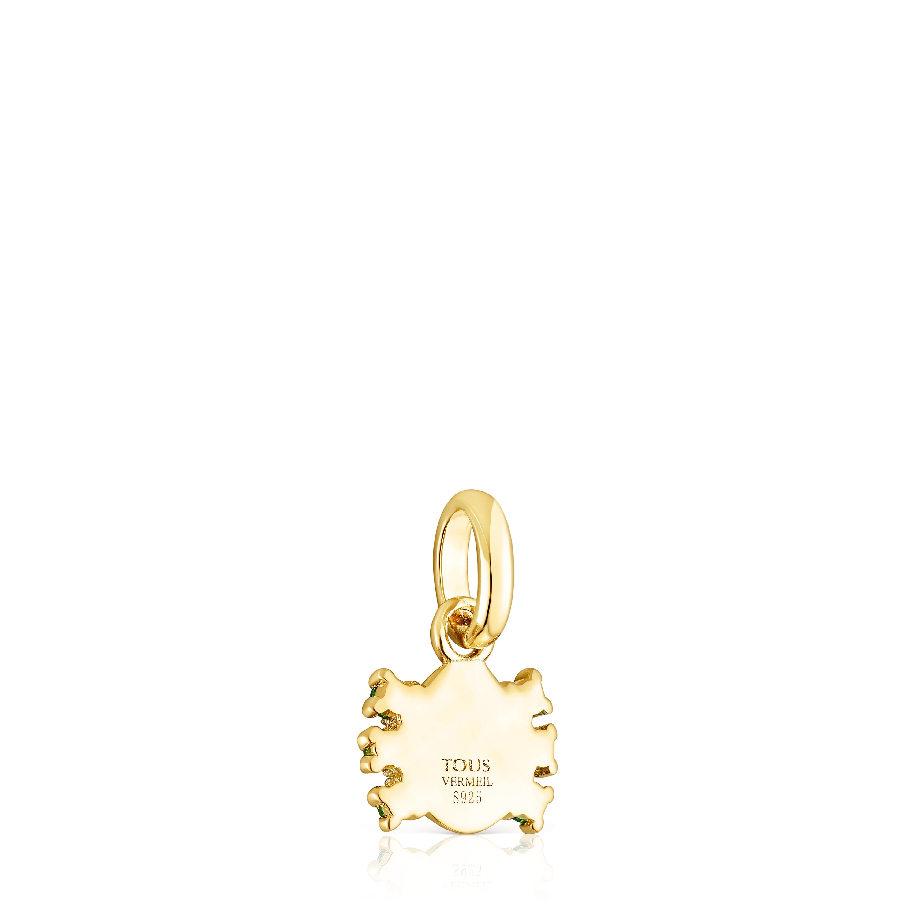 Silver vermeil Virtual Garden Pendant with chrome diopside