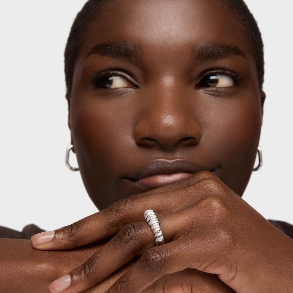 Anillo de plata Virtual Garden