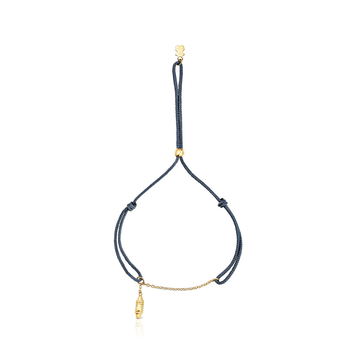 Gold and nylon Lure Bracelet