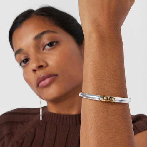 Silver and silver vermeil Lure Bracelet