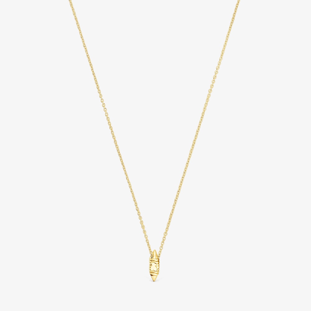 18K Solid Gold Lure Necklace