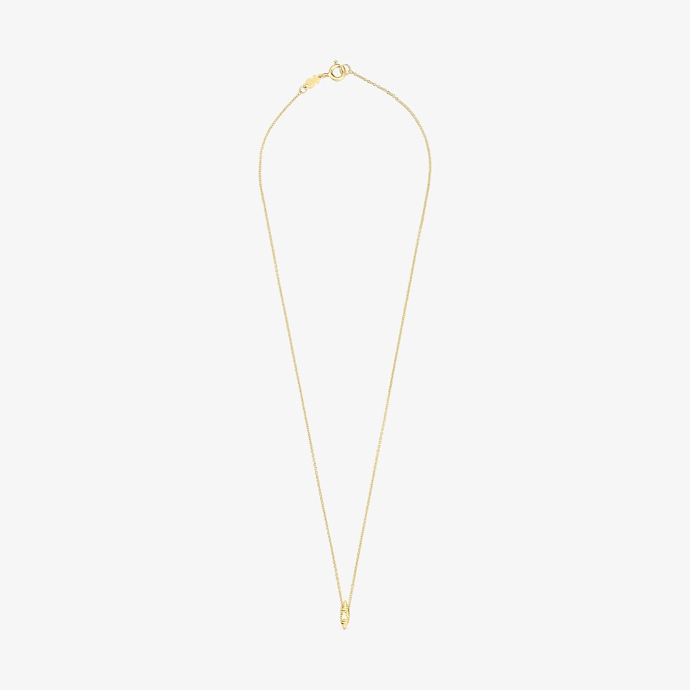 18K Solid Gold Lure Necklace