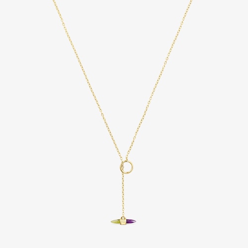 Collar de oro y gemas Lure