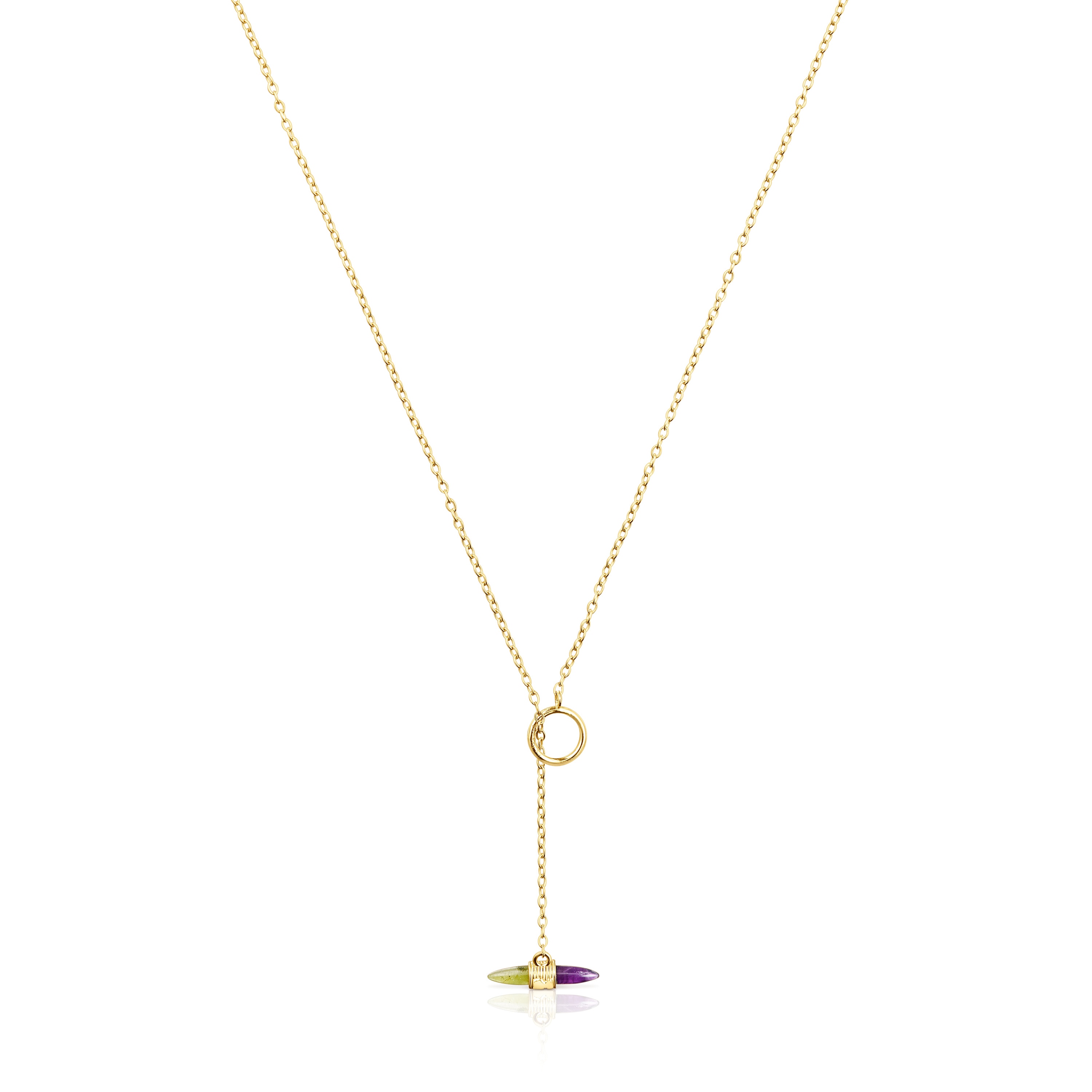 Collar de oro y gemas Lure