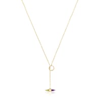 Collar de oro y gemas Lure