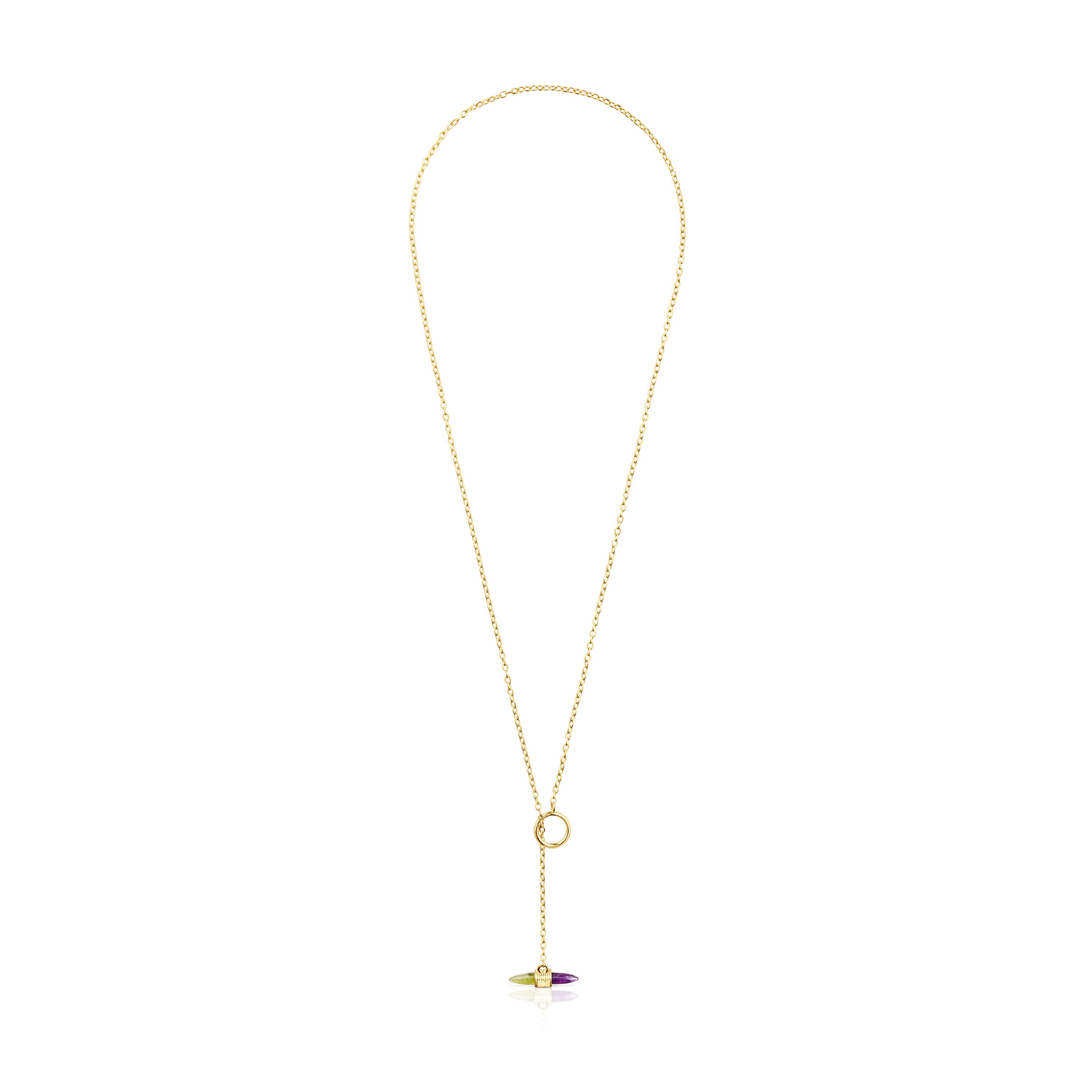 Collar de oro y gemas Lure