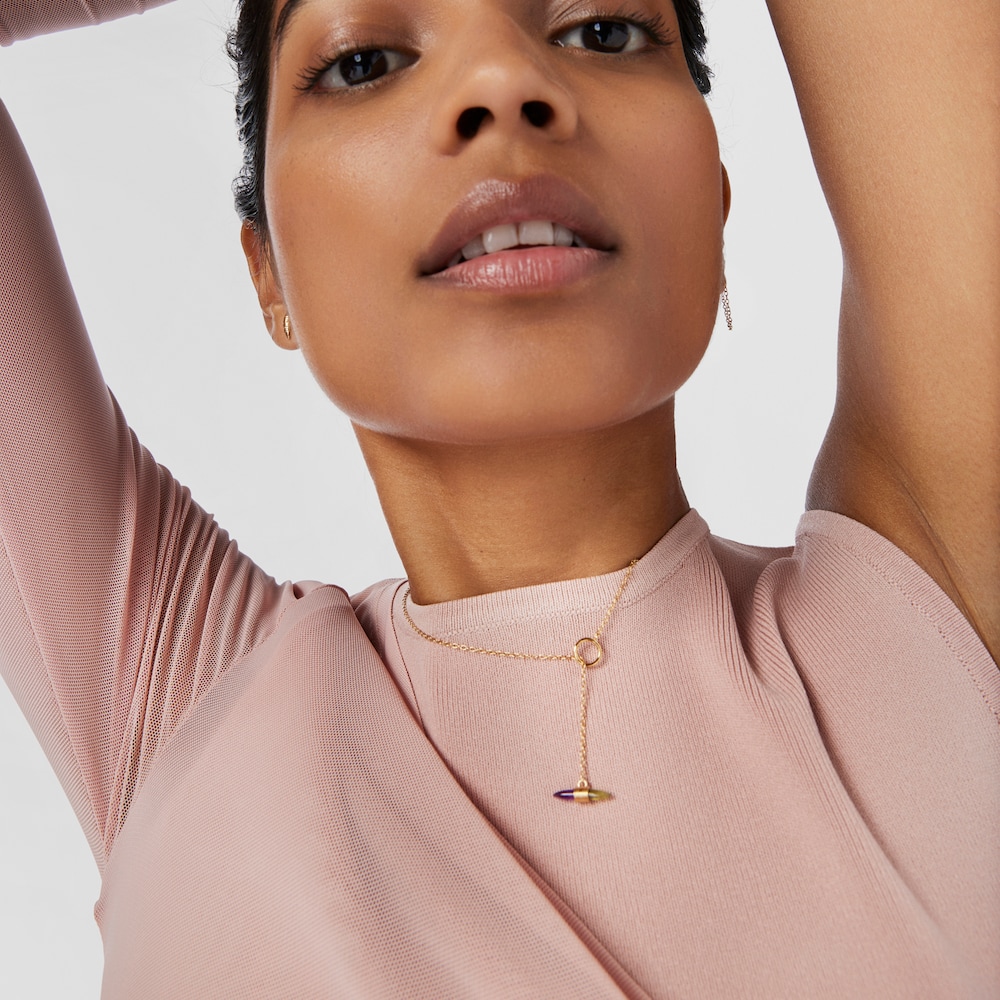 Collar de oro y gemas Lure